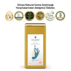 Dalagöz Bahçe Erken Hasat Yüksek Polifenollü Naturel Sızma Zeytinyağı-Gemlik 5 Lt